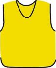 yellow bib